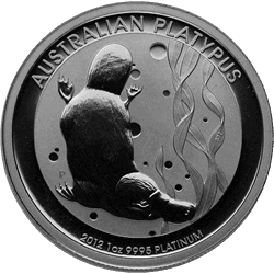 1 OZ AUSTRALIAN PLATINUM PLATYPUS