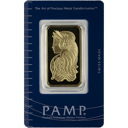 GOLD BARS 1 OZ - 1 OZ GOLD BAR PAMP