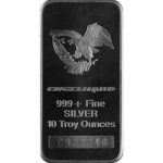 SILVER BARS 10 OZ - 10 OZ SILVER BAR ENGELHARD