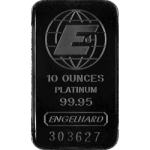 PLATINUM BARS 10 OZ - 10 OZ PLATINUM BAR