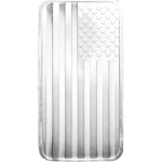 SILVER BARS 10 OZ - 10 OZ SILVER BAR FLAG