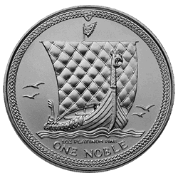 WORLD PLATINUM - 1 OZ PLATINUM NOBLE ISLE OF MAN