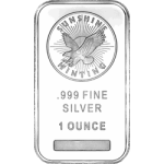 SILVER BARS 1 OZ - 1 OZ SILVER BAR SUNSHINE MINT