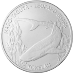 WORLD SILVER - 2018 1 OZ TOKELAU LEOPARD SHARK