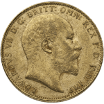 WORLD GOLD - ENGLISH GOLD SOVEREIGN KING EDWARD
