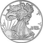 SILVER ROUNDS 1 OZ - 1 OZ SILVER ROUND WALKING LIBERTY