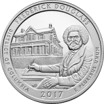 AMERICA THE BEAUTIFUL - 2017 5 OZ SILVER ATB FREDERICK DOUGLASS