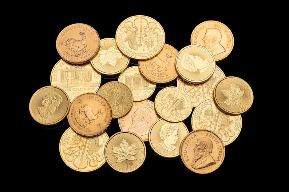 gold coins collection precious metals