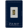 GOLD BARS ASSORTED WEIGHTS - 1 GRAM GOLD BAR PAMP