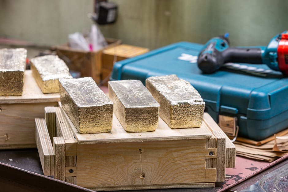 gold bars safe storage