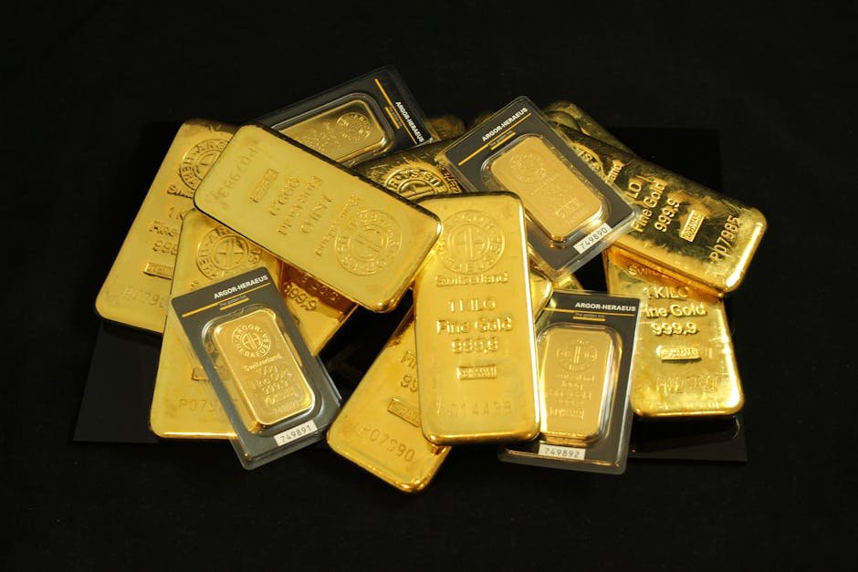 platinum gold bars