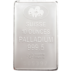 PALLADIUM BARS 10 OZ - 10 OZ PALLADIUM BAR PAMP