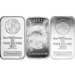 SILVER BARS 1 OZ - 1 OZ SILVER RECTANGLE