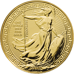 BRITANNIA - 2018 1 OZ GREAT BRITAIN GOLD BRITANNIA ORIENTAL BORDER