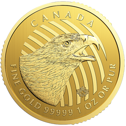 CANADIAN GOLD - 2018 1 OZ ROYAL CANADIAN MINT GOLD GOLDEN EAGLE