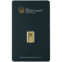 GOLD BARS ASSORTED WEIGHTS - 1 GRAM GOLD BAR PERTH