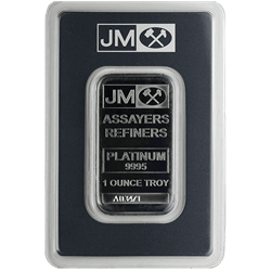 PLATINUM BARS 1 OZ - 1 OZ PLATINUM BAR JOHNSON MATTHEY