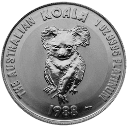 AUSTRALIAN PLATINUM - 1 OZ AUSTRALIAN PLATINUM KOALA