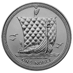 WORLD PLATINUM - 1 OZ PLATINUM NOBLE ISLE OF MAN