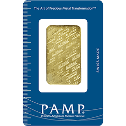 GOLD BARS 1 OZ - 1 OZ GOLD BAR PAMP .9999 FINE