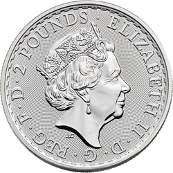 SILVER BRITANNIA - 2018 1 OZ GREAT BRITAIN SILVER BRITANNIA ORIENTAL BORDER