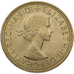 WORLD GOLD - ENGLISH GOLD SOVEREIGN NEW QUEEN