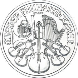 AUSTRIAN SILVER PHILHARMONIC - 2017 1 OZ AUSTRIAN SILVER PHILHARMONIC