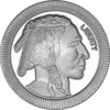 SILVER ROUNDS 1 OZ - 1 OZ SILVER ROUND BUFFALO STACKABLE