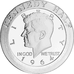 SILVER ROUNDS 1 OZ - 1 OZ SILVER ROUND JFK