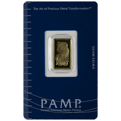 GOLD BARS ASSORTED WEIGHTS - 2.5 GRAM GOLD BAR PAMP