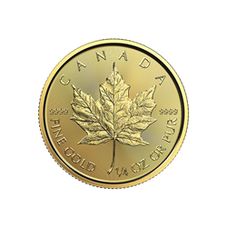 CANADIAN GOLD - 2018 1/4 OZ CANADIAN GOLD MAPLE LEAF