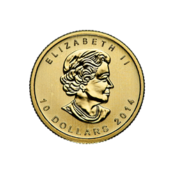 CANADIAN GOLD - 1/4 OZ CANADIAN GOLD MAPLE LEAF