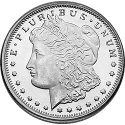 SILVER ROUNDS FRACTIONAL - 1/4 OZ SILVER ROUND MORGAN