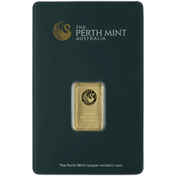 GOLD BARS ASSORTED WEIGHTS - 5 GRAM GOLD BAR PERTH