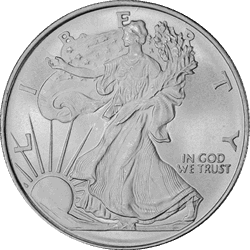 SILVER ROUNDS FRACTIONAL - 1/2 OZ SILVER ROUND WALKING LIBERTY
