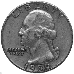 SILVER U.S. COINAGE 90 % - 90% AMERICAN SILVER COINS - QUARTERS