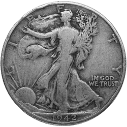 SILVER U.S. COINAGE 90 % - 90% AMERICAN SILVER COINS - WALKERS