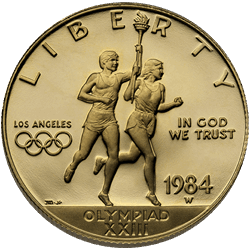 U.S. GOLD BULLION - $10 GOLD OLYMPIC COIN