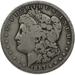 SILVER DOLLARS - AMERICAN SILVER MORGAN DOLLAR AG