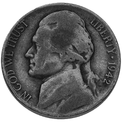 WAR NICKELS - WAR NICKEL (MEASURED IN PIECES)