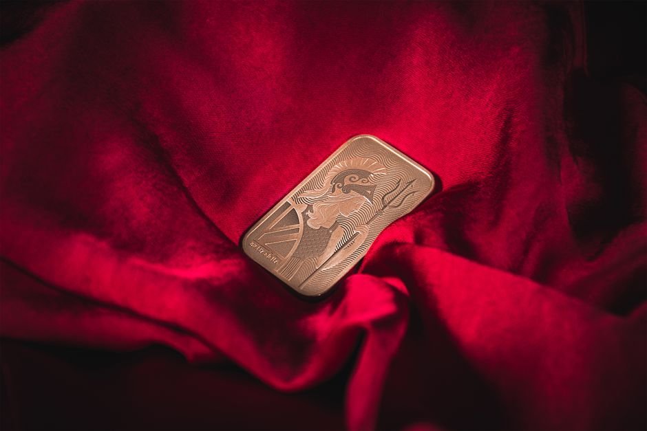 gold bars investment close up