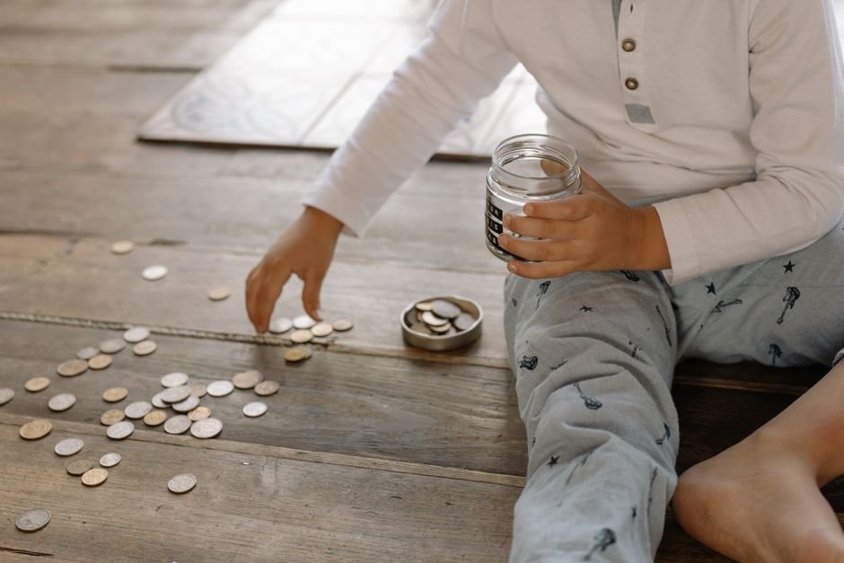 gold coins children savings