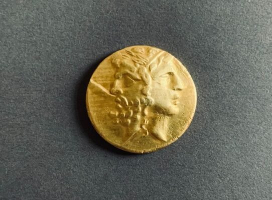 antique gold coins