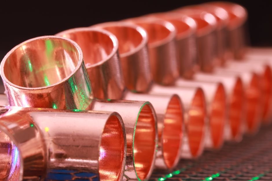 copper metal bars