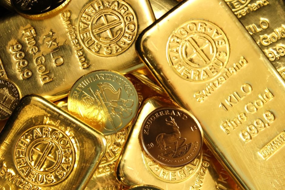 gold bars inflation wealth close up