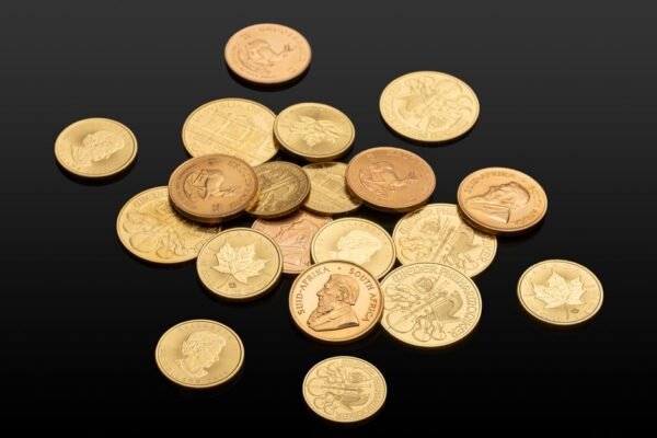 gold bars retirement savings close up