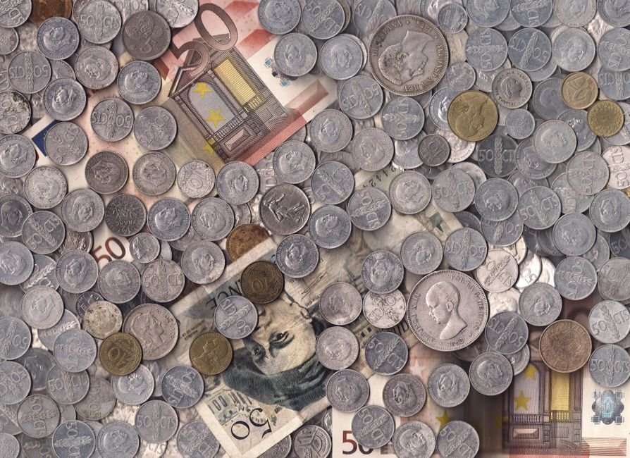silver coins collection